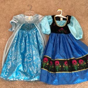 Little adventures Elsa & Anna dresses 👗